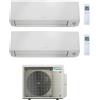 DAIKIN - Climatizzatore DUAL 9+12 9000+12000 Btu PERFERA ALL SEASON 2MXM50A9 WiFi Integrato Classe A+++