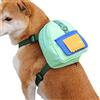 Juzinqu Zaino per Cani da Indossare - Zaino Cane | Borsa da Scuola per Cuccioli Fettuccia setosa allargata, Tessuto Twill Impermeabile per Golden Retriever, Husky, Shiba Inu