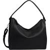 TOM TAILOR Dea, Borsa a Mano con Tracolla Signore, Nero, L