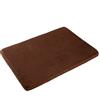 zooplus Exclusive Materassino ortopedico in finta pelle scamosciata - L 120 x P 90 x H 6 cm