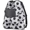OrgaWise Borsa da calcio con tracolla e grande tasca per palloni da calcio, borsa per palloni da calcio (12-14 palline)