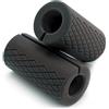 CampTeck U6816 Thick Grip Silicone Impugnature Spesse per Barra Bilanciere Manubri Pesi- Aumenta Dimensioni Braccia, Bicipiti, Tricipiti, Avambracci e Grip Impugnatura - Set di 2 (Nero)