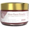 Fatima's Garden Polvere Naturale Aker Fassi con Scorza di Melograno - Tinta Tradizionale Marocchina per Labbra e Guance 100g