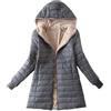 MJGkhiy Giubbotto Donna Invernale Offerta Curvy Termico Parka Cappotti In Pile Cappotto Imbottito Antivento Giubbini Con Cappuccio Inverno Giacche Con Tasche Casual Trench Giacca Con Pelliccia