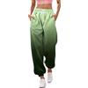 DUHGBNE Pantaloni alla Moda per Le Donne Pantaloni della Tuta con Fondo con Stampa Sfumata Casual Tasche Pantaloni da Jogging Sportivi da Palestra a Vita Alta Pantaloni Invernali per Lavoro