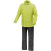 Tucano Urbano tuta antipioggia moto unisex Diluvio Day. Antipioggia donna compattabile. Kit antipioggia uomo. Set giacca e pantaloni impermeabile moto e scooter antivento. (Nero-Giallo, 3XL)