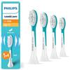 PHILIPS Sonicare for Kids, testine di ricambio originali per i bambini dai 7 anni in su, confezione da 4, HX6044/90, Nuovo, 4 Testine