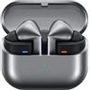 Samsung Galaxy Buds3 Pro Cuffie Bluetooth senza fili, Active Noise Cancelling (ANC), Cancellazione adattiva del rumore, audio 360, cuffie in-ear con audio Hi-Fi, argento, inclusa cover trasparente