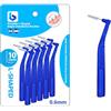 BOULTON UK Boulton - Spazzolini interdentali angolari, confezione da 10 pezzi, a forma di L, per la pulizia dei denti, igiene orale, filo interdentale, stuzzicadenti interdentali (0,6 mm)