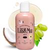 NATURAL BABYCARE Lili&Mu Lili&Mu Olio per la Cura della Pelle 200 ml - Smagliature e Cicatrici Con Cocco e Vitamina E, Gravidanza, Massaggio Antismagliature 100% Naturale Vegan