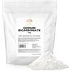 Eco-Lux Essentials Bicarbonato di sodio, Bicarbonato di sodio 1kg Pura Bicarbonato di sodio per la pulizia Bombe da bagno Odori e denti