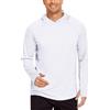 PINSPARK UV Shirt T-Shirt Sportive da Uomo UPF 50+ Protezione Solare UV Maglietta a Maniche Lunghe Felpa con Cappuccio Maglione con Cappuccio con Foro per Il Pollice Rashguard Traspirante Surf Pesca