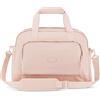 LARKSON Weekender Donna e Uomo Rosa - Finja Large - Elegante Borsa da Viaggio a Mano con Scomparto per Scarpe - Borsone da Viaggio in PET riciclato - Repellente all'Acqua