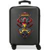 Marvel Joumma Marvel Deadpool & Wolverine Valigia da cabina nera 38 x 55 x 20 cm Rigido 2 kg Chiusura a combinazione laterale ABS 2 kg 34 L Bagaglio a mano, Nero, Taglia unica, Valigia cabina