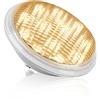 KWODE Illuminazione a LED per Piscina PAR56, 40W LED Bianco Caldo Luci per Piscina Faretto per Piscina IP68 Impermeabile, Luce per Piscina Subacquea Luce per Piscina 12V DC/AC (Bianco Caldo)