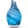 Maromamix Diffusore di oli essenziali, 120 ml, in vetro, ad ultrasuoni, per aromaterapia, umidificatore e diffusore in vetro, 7 colori cangianti, senza acqua, spegnimento automatico, ultra silenzioso, per