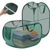 PetGlimmer 2 Pezzi Cesto Biancheria Pieghevole, 75 L Cportabiancheria Pieghevole, 36 * 36 * 58 cm Cesta Biancheria Sporca, Bacinella Bucato, Porta Panni Sporchi, Portatile Laundry Basket per Bagno, Lavanderia