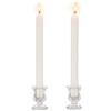 12 Portacandele In Vetro Trasparente Per Matrimoni E Decorazione Casa - Cilindrici 4,5x6 Cm, Per Candele Tea Light