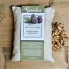 Gaidra Cuscino con fiocchi di cirmolo - jacquard in 100% cotone - qualitá artigianale dall' Alto Adige - tinta unita