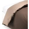 Caleffi 9006, Cotone Tinta Unita Sacco Completo Copripiumino per Matrimoniale Letto, Moka