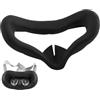 NGUIT Facial Interface & Face Cover Pad for Oculus Quest 2, Sweat-Proof PU Foam Cushion Vr Headset Accessories for Meta Quest 2, Breathable Face Pad with Enhanced Field of View for Immersive Gaming
