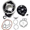 Générique Mota Kit Nero 75cc Ghisa MINARELLI AM6 Cilindro Testa Top Racing per 50 in Scatola 1 mono segmento 49MM compatibile con yamaha