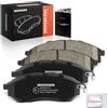 Frankberg Set di pastiglie freno comprensivo di 4 pastiglie freno | 41060CC090, 41060AT30J; Compatibile con: Q70 Y51, Qashqai +2 I Van J10, NP300 Navara D40, Koleos I HY