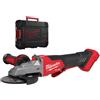 Milwaukee M18 FSAGF125XPDB-0X - SMERIGLIATRICE ANGOLARE 125 MM A TESTA PIATTA CON INTERRUTTORE A PALETTA E FRENO M18 FUEL - MILWAUKEE
