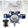 Set di batteria jazz per bambini, strumento musicale, giocattoli per feste