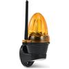 CO-Z Lampeggiante per Cancello Automatico 12V-265V AC/DC Lampeggiatore di Segnalazione a LED Universale con Antenna Compatibile con Motore Cancello Automazione CO-Z Impermeabilità IP54