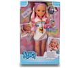GIOCHI PREZIOSI S.P.A. Famosa Nancy Rainbow Bambola Arcobaleno da truccare e Acconciature con Tanti Accessori