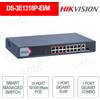 Hikvision DS-3E1318P-EI/M - Switch Intelligente Hikvision 16 porte 10/100 Mbps PoE + 1 Gigabit RJ45 + 1 × Gigabit combo