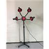 Little Poor 5 Testa infrarosso Asciugacapelli Riscaldatore 750W Salone Capelli piroscafo Lampada Professionale parrucchiere cappuccio attrezzatura Flessibile Braccia con rotolamento Ruote Bulbi Ferro Netto,B