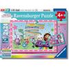 Ravensburger - Puzzle Gabby's Dollhouse, Puzzle per bambini dai 4 anni in su, con 2 x 24 pezzi, 26x18 cm