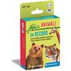 Clementoni - Animali da Record, Mazzo di 50 Carte per Scoprire Curiosità sugli Animali, per Bambini 6+ Anni e Tutta la Famiglia, 2-6 Giocatori, Idea Regalo Made in Italy, Lingua Italiana, 16733