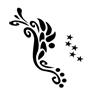 Eulenspiegel - 109038 - Stencil per il disegno degli occhi, libellula, sagoma per la pittura del viso, adatto per il trucco professionale acquatico, il trucco liquido, i tatuaggi glitterati