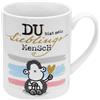 Sheepworld Tazza XL con motivo Mensch | Tazza grande in porcellana, tazza Jumbo, 60 cl, tazza con scritta | regalo, fidanzato, fidanzata | 46943