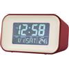 Acctim - Sveglia digitale con temperatura, 59 x 100 x 48 mm, colore: Rosso