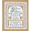 Design Works Tobin Design Works promessa di Amore - Kit Punto Croce (con Il Messaggio in Inglese), Carta di Progettazione Amore, Multicolore