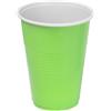 Algon | Set di bicchieri verdi 250 cc 25 pezzi - Set bicchieri in plastica resistente e riutilizzabile design moderno ed elegante, ideale per feste ed eventi