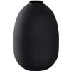 LEONARDO HOME 041698 Casolare - Vaso in metallo, 19 cm, colore: Nero