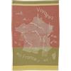 Coucke Strofinaccio stampato in Cotone, 50 x 75 cm, Les Monuments de France