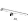 B.K.Licht Lampada da specchio LED, luce bianca neutra 4000K, larghezza 40 cm, 7W, 600Lm, lampada per bagno, illuminazione pensile bagno, luce per il trucco, plastica, IP44, 230V