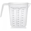 PARENCE.- Dispenser in plastica da 1 litro - Misurazione precisa, grande capacità 1000ML, impugnatura ergonomica - Graduazioni trasparenti - Lavabile in lavastoviglie