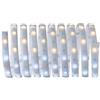 Paulmann 79877 - Striscia LED MaxLED 250, 3 m, rivestimento IP44, 11 W, 810 lm, colore bianco, 24 VA, dimmerabile, in plastica, 2700 K