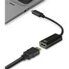 ACT Adattatore USBC HDMI, 4K @ 30Hz USB C a HDMI, collegamento di un monitor aggiuntivo a un laptop, cavo USB-C HDMI, lunghezza 0,15 m, AC7305, 15 cm
