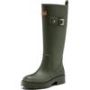 Yenxapei Stivali Gomma Pioggia Donna, Impermeabile Alti Boots, Leggero Galosce Per Esterni Stivaletti Da Pesca