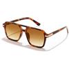 FEISEDY Occhiali da Sole Retro anni '70 Donna Uomo Occhiali Vintage Retro Quadrati con Protezione UV400 B0179
