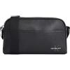 Calvin Klein Uomo Borsa a Tracolla Mono Logo Camera Bag Piccola, Nero (Black), Taglia Unica
