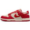 NIKE Dunk Low, Sneaker Donna, Coconut Milk University Red Pale Ivory, 40.5 EU